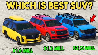 GTA 5 ONLINE  CAVALCADE XL VS LANDSTALKER XL VS GRANGER 3600LX WHICH IS BEST SUV [upl. by Alrzc]