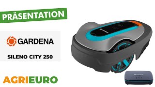 Produktvideo Gardena Smart SILENO City 250  Mähroboter Bluetooth  Schnittbreite 16 cm [upl. by Briny]