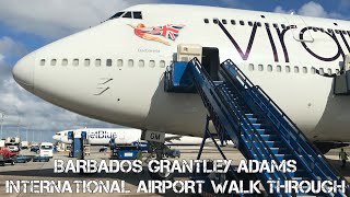 BARBADOS GRANTLEY ADAMS INTERNATIONAL AIRPORT WALK THROUGH NO TALKINGOCTOBER 2022 [upl. by Ahsyia]