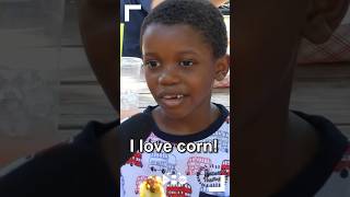 “Corn Kid” gets new job after going viral on TikTok 🌽 [upl. by Asilrahc]