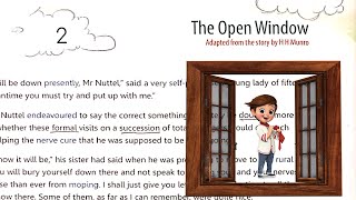 The Open Window English Class 6 The Magic Carpet  Full Chapter 2 the open window in hindi [upl. by Erbua]