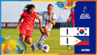 Full Match  AFC U17 Womens Asian Cup Indonesia 2024™  Group A  Korea Republic vs Philippines [upl. by Stefanie701]