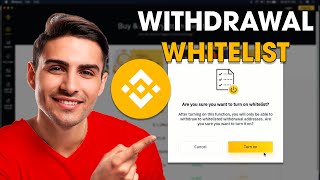 Binance Tutorial How to Enable Address Withdrawal Whitelist 2024 [upl. by Yeca]