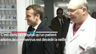 Macron visite Eric Judor [upl. by Anirt483]