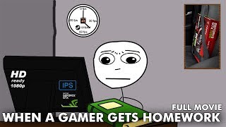 When a Gamer Gets Homework Full Movie [upl. by Deane]