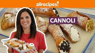 How to Make Cannolis  Get Cookin  Allrecipescom [upl. by Etteniuqna717]