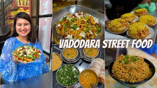 Best VADODARA Street Food  Sev Usal Tamtam Penda Chinese amp More [upl. by Wat]