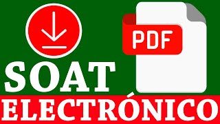 COMO DESCARGAR EL SOAT DE MI MOTO POR LA PLACA ► Aprende a imprimir tu SOAT ELECTRÓNICO en PDF [upl. by Sawyer]