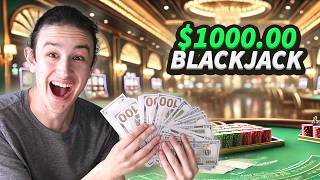 1000 High Stakes Blackjack Session in Las Vegas [upl. by Anak]