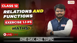 Exercise 11  Part 3  Relations and Functions  Class 12  Maths  One Day One Topic [upl. by Atsev398]