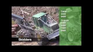 Skidder John Deere Forestry [upl. by Buffum]