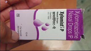 XylomistP Nasal Drops  Xylometazoline Nasal Drops  XylomistP Nasal drops Uses benefits review [upl. by Chladek]