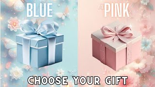 Choose your gift 🎁💝🤮2 gift box challengePink amp Blue giftboxchallengechooseyourgift pinkvsblue [upl. by Steen]