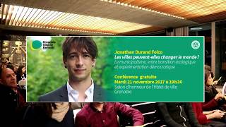 Conférence Jonathan Durand Folco  A NOUS LA VILLE   KiosqueVDD [upl. by Oettam360]