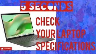 Check computer specifications in 5 seconds before buying or installing software [upl. by Arquit]