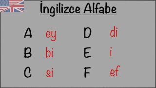 İngilizce Alfabe  Pratik [upl. by Tiram760]