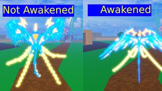 Showcasing Unawakened Phoenix and Awakened Phoenix  Blox Fruits [upl. by Qifar837]