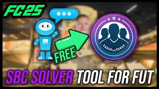 FREE AI Powered SBC Solver for FC 25 Ultimate Team [upl. by Kaya414]