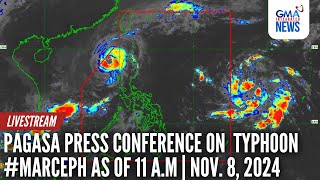 LIVE PAGASA press conference on Bagyong MarcePH 500 pm GMA Integrated News  Replay [upl. by Atinad91]