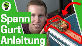 Spanngurt ANLEITUNG ✅ TOP HILFE Zurrgurt amp Ratschengurt Einfädeln Öffnen Lösen amp Aufrollen [upl. by Ehcor832]