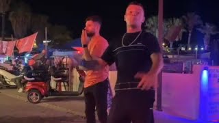 Guy shows off cigarette flip during holiday in Marmaris  WooGlobe [upl. by Assirol838]