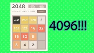 Beat 2048 Strategy Walkthrough 4096 [upl. by Eart]