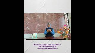 NUR FIRAS SAFIYYA BINTI SHAH NIZAM [upl. by Biron]