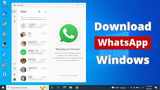 How to Download and Install WhatsApp in Laptop or PC [upl. by Zahc]