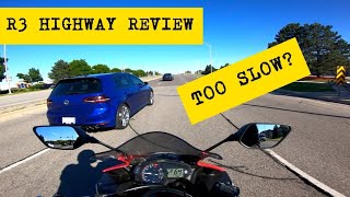 201518 YAMAHA R3 REVIEW  TOO SLOW FOR THE HIGHWAY [upl. by Inej]