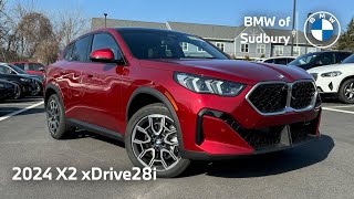 2024 BMW X2 xDrive28i  Whats New  Video Walkaround [upl. by Hsitirb]