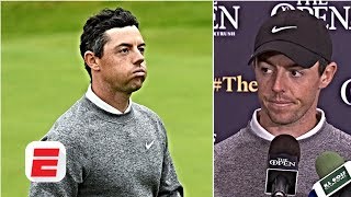 Rory McIlroy misses cut but still ‘unbelievably proud’ of performance  The Open Championship [upl. by Yssej]