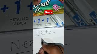 write name quotNeetaquot without holding pen [upl. by Edi]