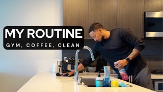 Morning Routine Gym Coffee CleanUp [upl. by Sinoda]