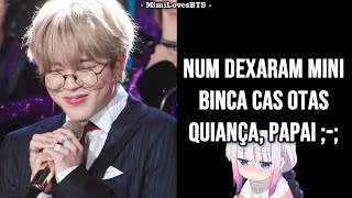 LIGAÇÃO BTS  PASSEIO EM FAMÍLIA Jimin em Little Space [upl. by Ahsiuqet709]