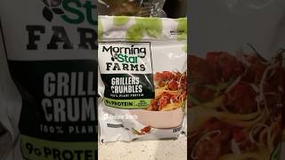 morningstarfarms grillerscrumbles vegan plantprotein soyummy goodstuff subscribe shorts [upl. by Alford759]