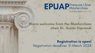 EPUAP Masterclass 2024  Invitation from the Masterclass chair Guido Ciprandi [upl. by Licec497]