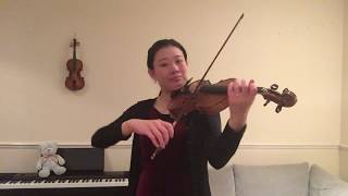 ABRSM Grade 3 Violin Exam 20202023 A3 Contredanse [upl. by Annairba]