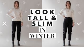 How to Look Taller amp Slimmer – Petite Tips for Wearing Winter Clothes  Dearly Bethany [upl. by Ancier]