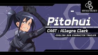 Sword Art Online Alternative Gun Gale Online II  ENGLISH DUB CHARACTER TRAILER Pitohui [upl. by Adnat618]