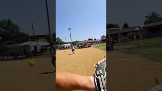 The Play is Never over Until its OVER softball baseball pov shortstop raybanmetasunglass [upl. by Soinotna]