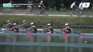 Championnat de France J16 Bateaux longs Libourne 2019  Finale du quatre de couple hommesJ16H4x [upl. by Nagram]