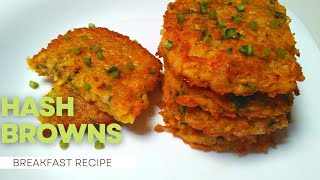 Hash Browns  Breakfast Recipes  Food Point  Spicy Hash Browns [upl. by Ennayar]