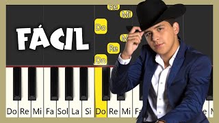 Christian Nodal  Adiós Amor  TUTORIAL DE PIANO FÁCIL [upl. by Russom]