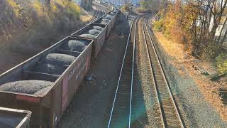 NS 10K pulling out of Reading Spring Street Yard in Reading PA [upl. by Fried]