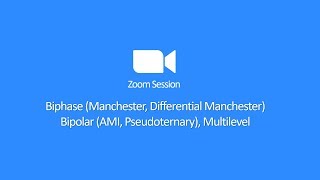 Manchester Differential Manchester AMI Pseudoternary Multilevel  Zoom Session 05 Bangla [upl. by Maria]