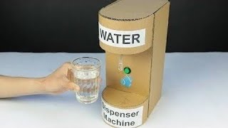 Transforming Waste Bottles into Simple Water Dispenser Machines School Science Project  DIY Craft [upl. by Ikkaj]