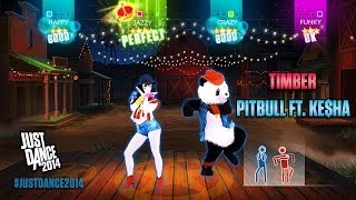 Pitbull ft Keha  Timber  Just Dance 2014  DLC Gameplay [upl. by Colston]