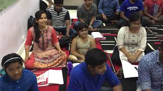 Raag Yaman  Practice Session  Pt Kuldeep Sagar  Students  Alaap Music Academy Chennai [upl. by Ayad]