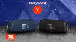 PartyBoost – o que é e como emparelhar caixas bluetooth da JBL [upl. by Higbee]