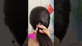 back to school hairstyles  easy hairstyleBeautiful and simple hairstyle for short hairyoutube [upl. by Surat]